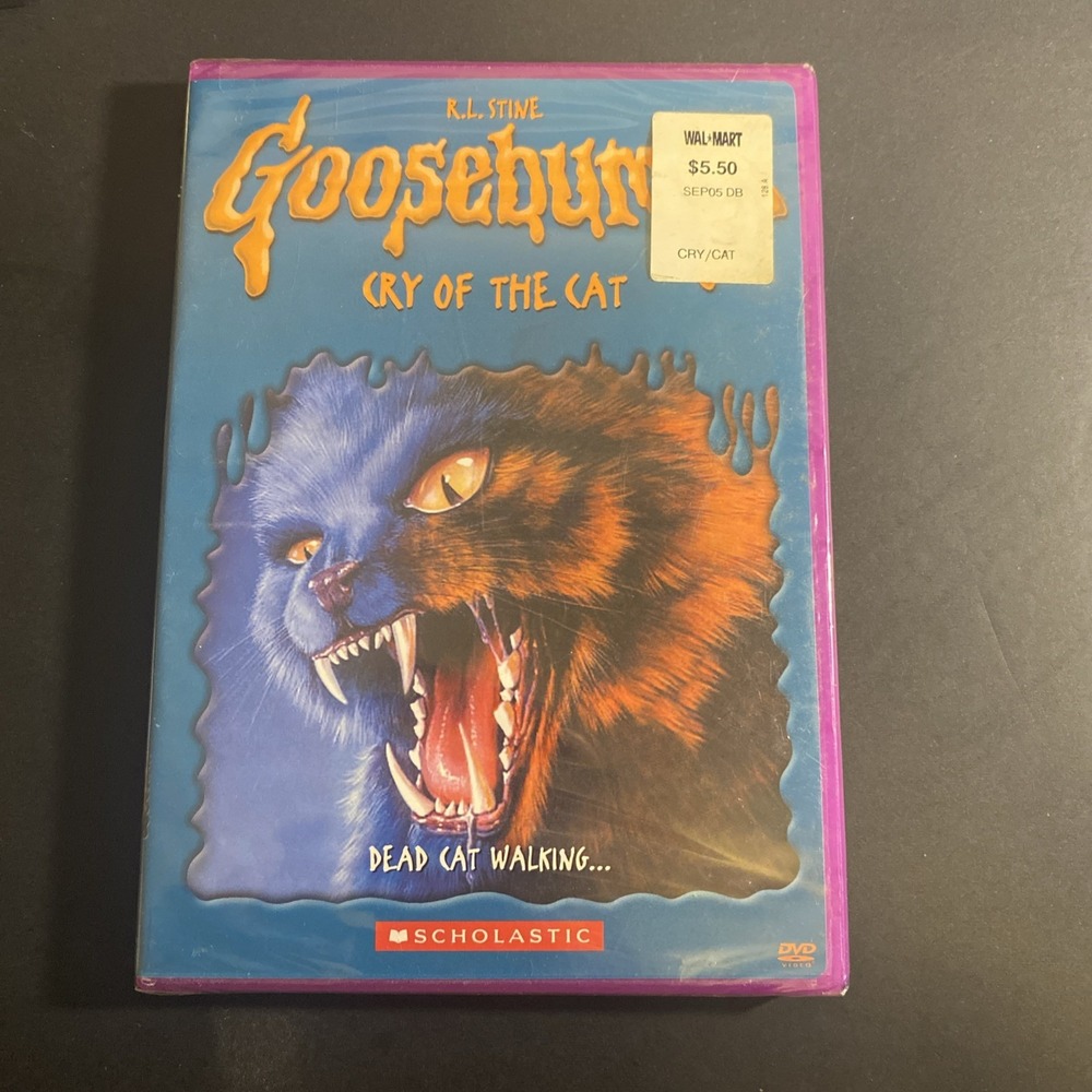 SEALED Goosebumps Cry Of The Cat DVD Full Screen NEW 2005 Scholastic Books